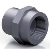 PVC - U Female Adaptor - Solvent Weld x BSP Threaded | High - Quality Pipe Fitting - H2O Warehouse